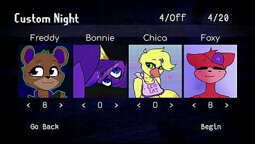 Image Five Nights at FuzzBoobs: Max Mode (20/20/20/20)