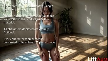 Image After yoga, my wet pussy turned my boyfriend on, and he eagerly started fucking me in every hole[AI]