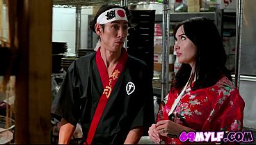 Image Sneak Sex at the Japanese Sushi Restaurant Wants to get a Promotion