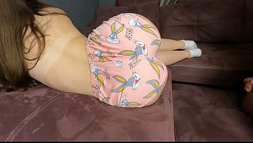Image The big elastic ass of the sporty neighbor loves to fuck