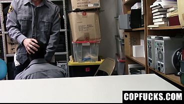 Image Senior Officer Fills the Questioning Guard with Knowledge - Copfucks
