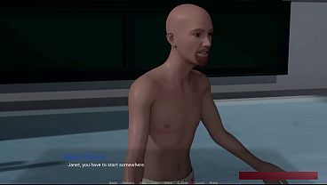 Image Away From Home 15 Liam Swim Lesson With Jennet and Eva Private Story Moment Visual Novel Gameplay