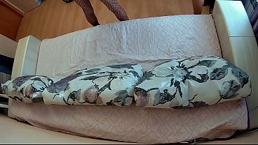 Image Very sexy petite mature milf model in stockings