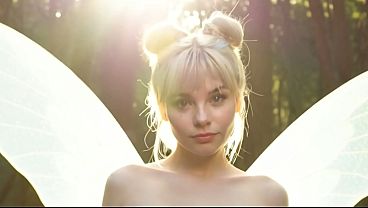 Image Anal and bukkake with a fairy in the forest - AI Interactive Video