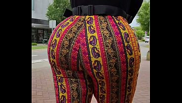 Image Big round ass walking before making bbc cum