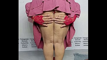 Image My whore's asshole was fucked with my favorite dildo. I'm an Arab shemale.