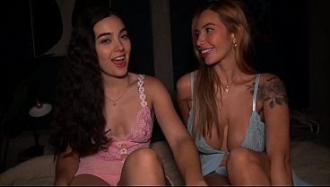 Image Scissoring with my busty best friend&mdash_we had sex in front of my husband