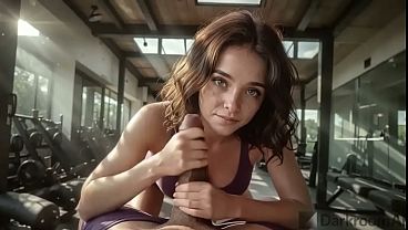 Image I fuck a beautiful slutty, wild girl right there in the gym![AI]