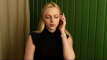 Image DINNER AT THE RESTAURANT ENDED WITH ROUGH SEX - SHE CRAWLED INTO MY PANTS HERSELF!! - A BLONDE WITH BIG TITS SWALLOWS MY COCK
