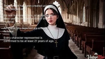 Image Nun forgot to pray in front of priest and was harshly punished[AI]