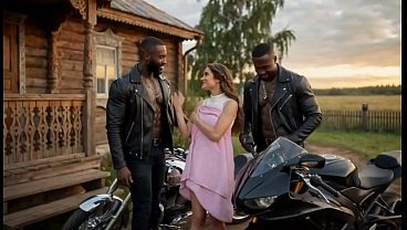 Image Spa BBC!!!! &quot_Cap&iacute_tulo 6&quot_ (( RUSSIAN GIRL   AMERICAN BBC )) Beautiful girl big pussy slut in ANAL interracial sex, getting the ass and pussy GAPED pounded by big black cocks and creampie [AI Generated]