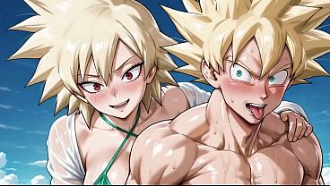 Image Goku - SSJ (DB) x Mitsuki (MHA) AI