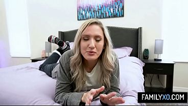 Image Blonde stepmom Reagan Lush fucks with her stepson before he moves to collage