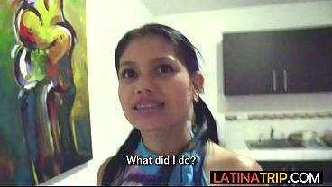 Image Naughty Latina teen enjoyed rough pussy fucking after giving a blowjob