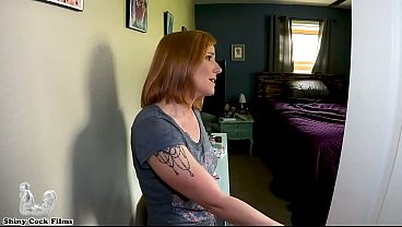 Image Stepson Tricks Stepmom with Zentai Suit - Jane Cane, Shiny Cock Films
