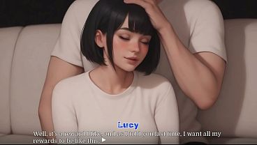 Image Cute Hentai Slut Gives a Nice Footjob - Obsessed Lucy 07 Developed By VNGTrash - 3D Hentai Porn Game