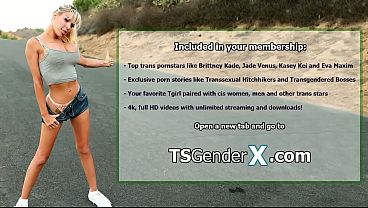 Image Tgirl Jenna Creed bangs Victoria Voxxx