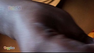 Image Slutty wife flashing pussy while she fix her broken nails