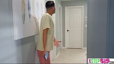 Image Annoying blonde teen stepsister wants a hard fuck from stepbro