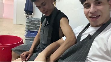 Image Submissive Latino in BDSM Cross Bondage, Rimming & Public Hotel Kitchen Sex