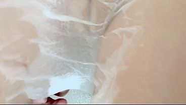 Image 20yo virgin pussy! Light up wet tissue paper. - 2