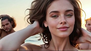 Image Fuck at French Nudist Beach - AI Interactive Video
