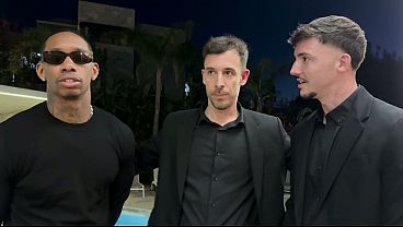 Image Three guys with big dicks come to make my friend and me - squirting