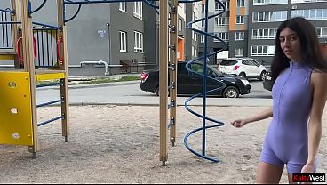 Image Cute Fitness Babe 18 yo in White Socks Getting Fucked in Tight Ass - Anal Sex