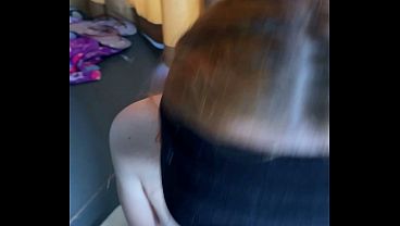 Image POV: Her favorite flavor? You. You gave her too much CUM... but she swallowed it all.