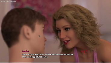 Image Sexy Hot Blonde Stepsister Gets Fucked in Her Bedroom - My Bimbo Dream 25 By MBD - 3D Porn Game