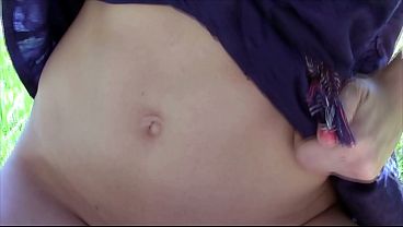 Image Amateur sex with beautiful girl in wood by the lake