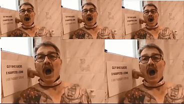Image FAGGOT STEVE RYAN CANNOT STOP MASTURBATING HIS FAGGOT COCK