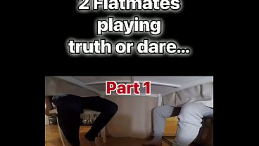 Image Friends' Truth or Dare Game Turns Into Mutual Footjobs - part 1