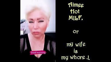 Image Hot cunt-show with dirty talk, smoking, and squirting with big beautiful tits Aimee Hot MILF .!. ))