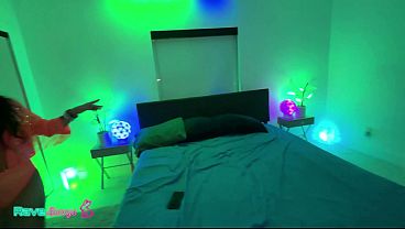 Image Curvy Petite Fitbadonk Gets Swept Into A Heated Neon Encounter!