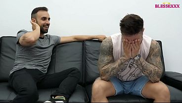Image Straight loses a bet and agrees to let her suck him off while playing.