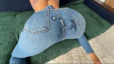 Image Dick humping on stepsister's ass in jeans