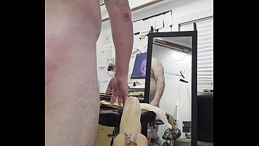 Image Awesome anal str8 guy using power tools n more!!