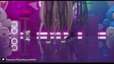 Image Step - Asuna, Hanako, Karine l Blue Archive MMD R-18