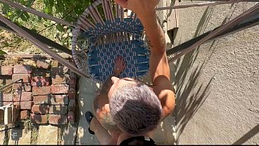 Image he gardener fucked me hard in the garden and filled my mouth with a powerful stream of cum