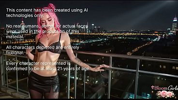 Image I fucked that slutty 18-year-old bitch on the balcony during the party. Her tight pussy squeezed my cock hard[AI]