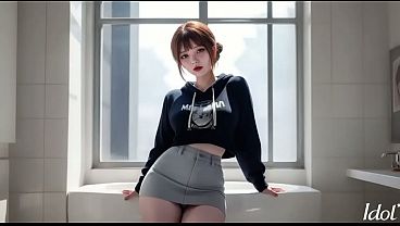 Image My Asian girl loves taking a bath while I fucking her in her holes![AI]