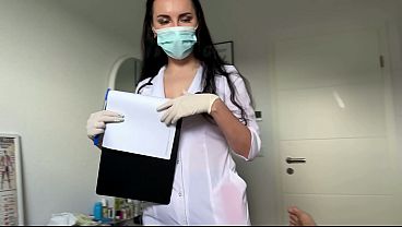Image The Hottest Nurse Ever Forgot She Was at Work