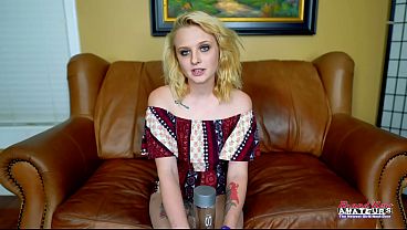 Image Bonnie Wolf Busty Tattooed Blonde Eager Rimjob Messy BJ Passionate!