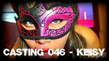 Image Casting 046 - Keysi la jovencita que tiene m&uacute_ltiples orgasmos usando juguetes por primera vez