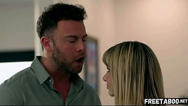 Image DADDY HAS NO MERCY ON ME! - Demanding Stepdad Tries To Teach Slutty Stepdaughter A Lesson - Full Movie On FreeTaboo.Net