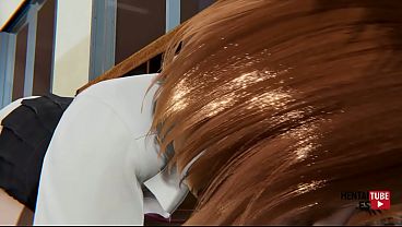 Image My Hero Academia Hentai - Uraraka plays with Bakugou's cock, stroking and sucking it - Japanese Asian Manga Anime Cartoon Game Porn Video Animation
