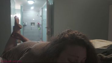 Image Hungry Slut Gags on Thick Cock