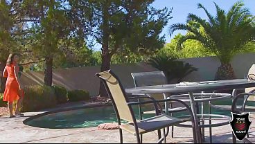 Image Rome Major's Huge Cock Deepthroated By Helena Price Poolside!