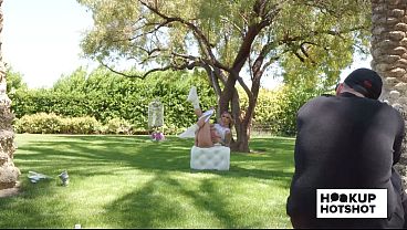Image BTS - Jesse Pony Shows Off Her Petite Figure In A Sexy Outfit!